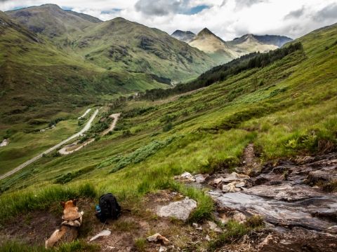 Highlands Landscape in Kyle Glenshiel Scotland Nature Hiking Travel