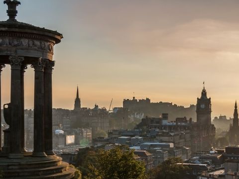 View of Edinburgh.