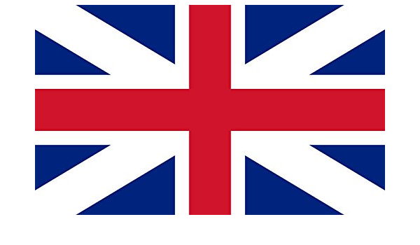 Great Britain flag with bottom white strip