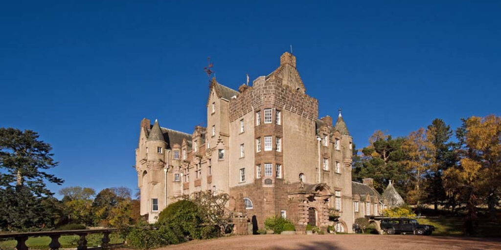 Kincardine Castle main entrance