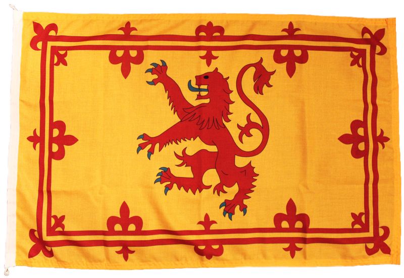 Scottish Lion Rampant flag